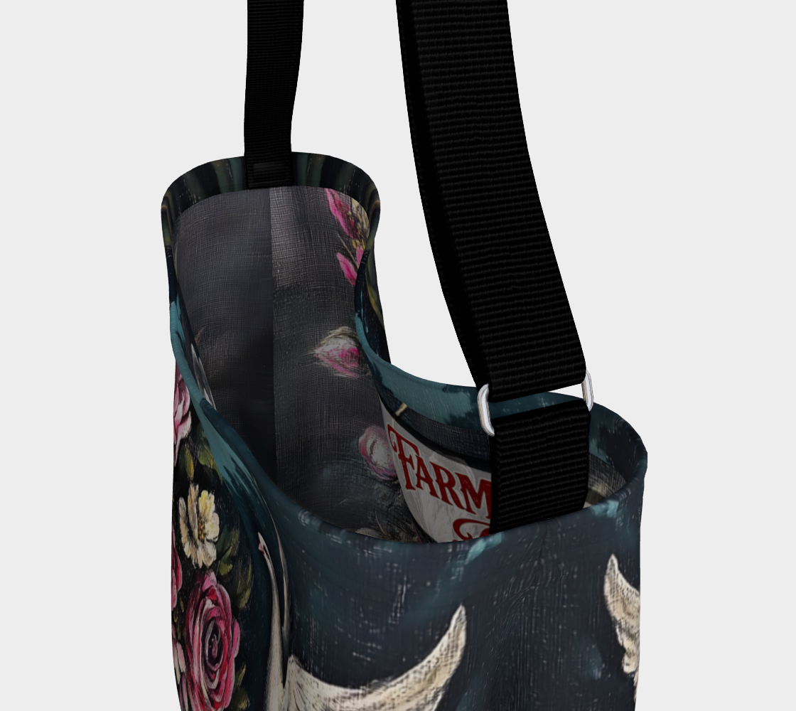 Wild Dove & Roses Tote Bag | Faith-Inspired Farmhouse Carry-All