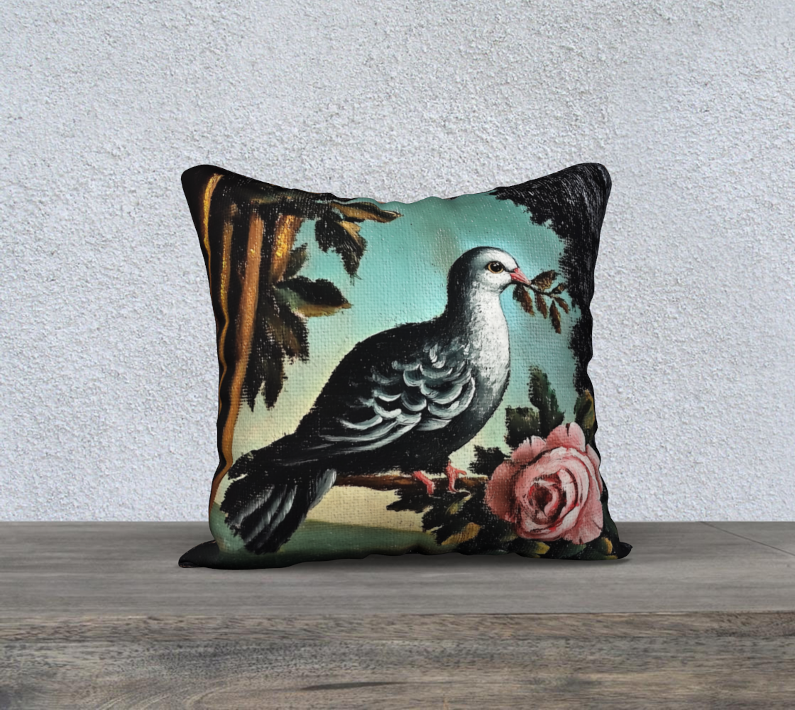 Dove Leaf Pillow Case | Faith-Inspired Home Accent