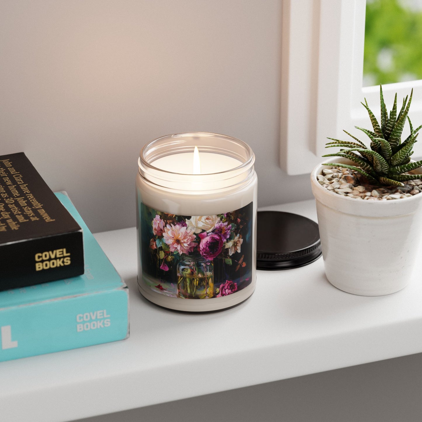 Farmhouse Floral Scented Soy Candle