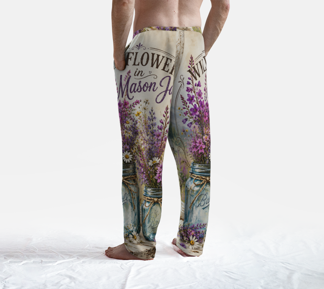 Wildflowers in Mason Jars - Lounge Pants