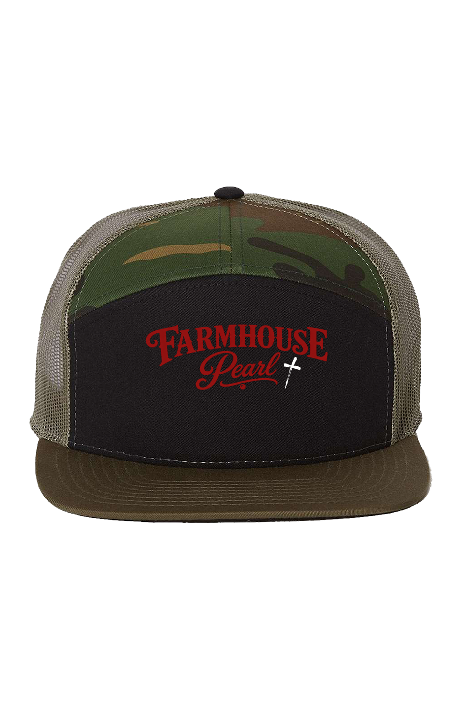 Black Camo Loden Cap