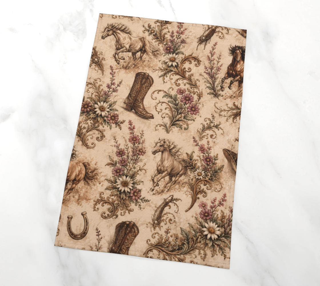Wild Pearl Tea Towel