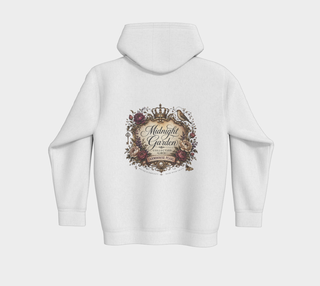 Midnight Garden Collection - Premium Zipper Hoodie