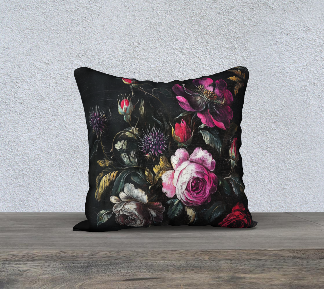 Rose 3 Pillow Case | Floral Home Accent