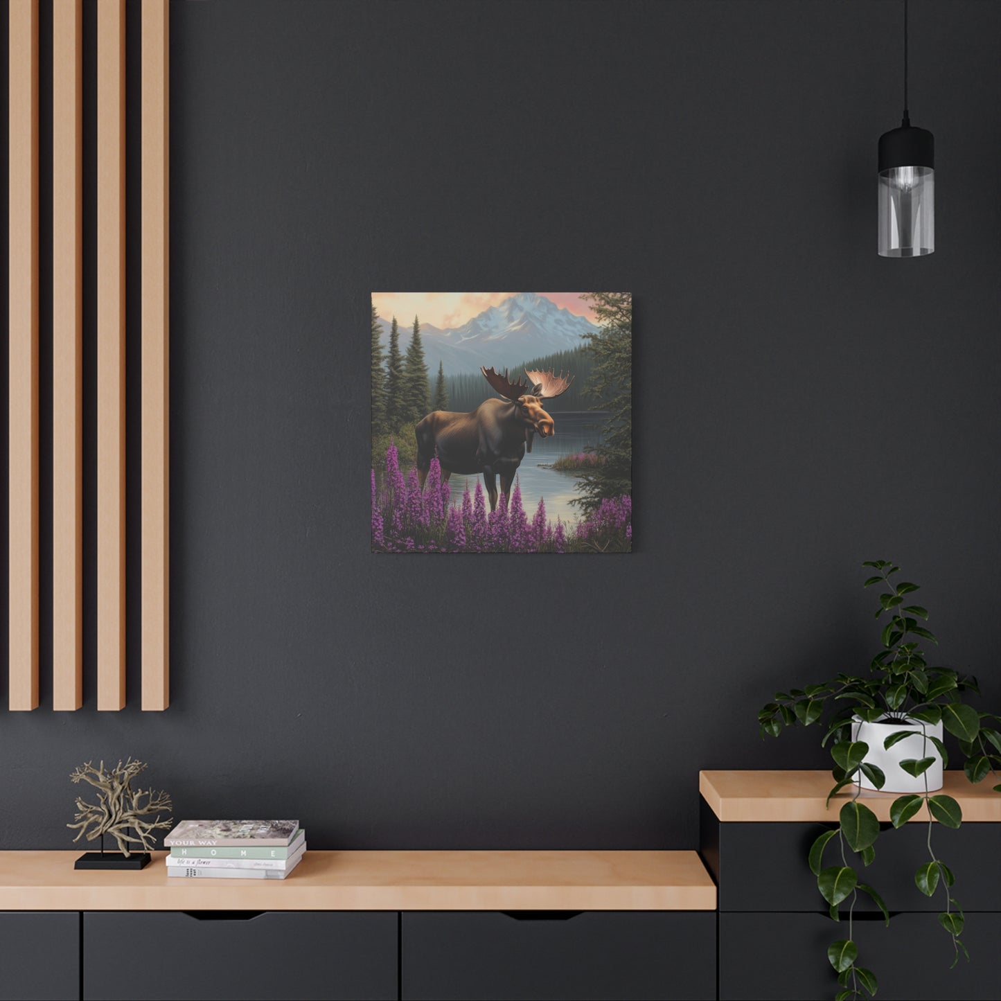 Moose Lake — Wilderness Canvas Wall Art