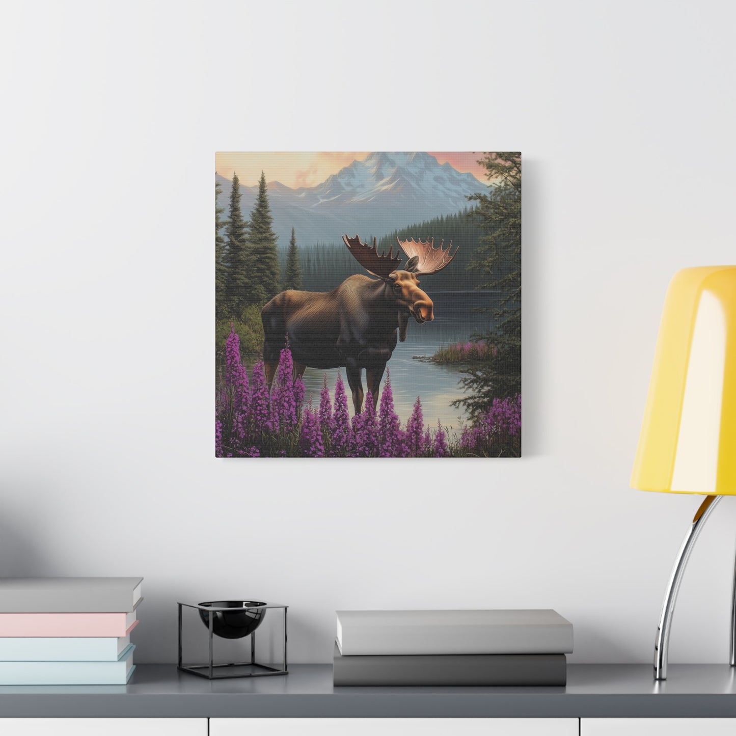 Moose Lake — Wilderness Canvas Wall Art