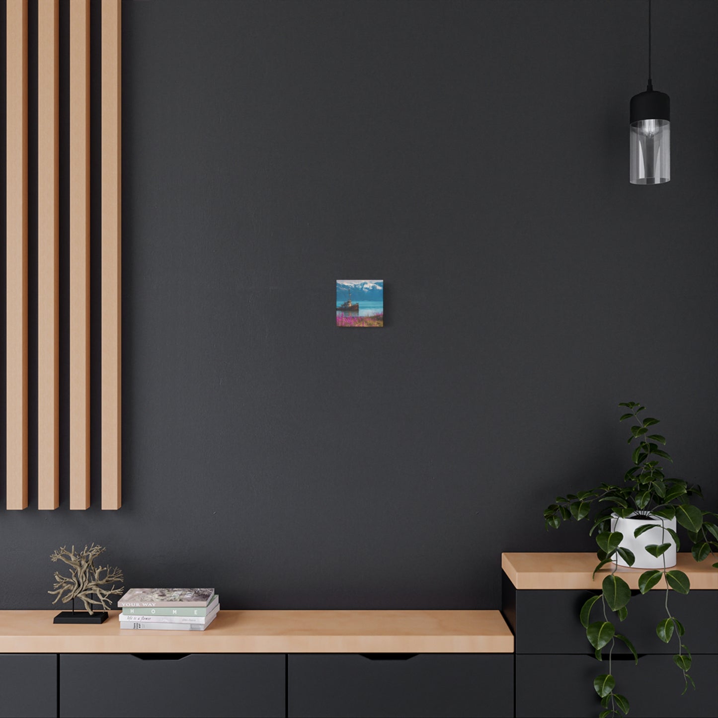 Abandoned Ship — Wildflower Cove Canvas Wall Art