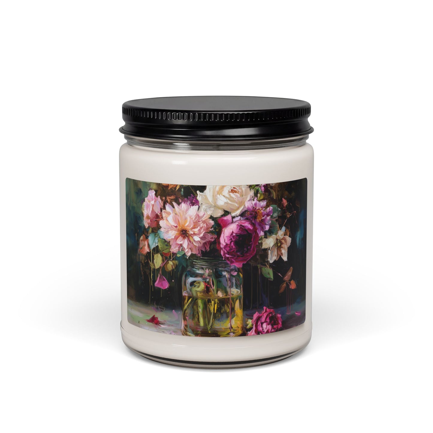 Farmhouse Floral Scented Soy Candle