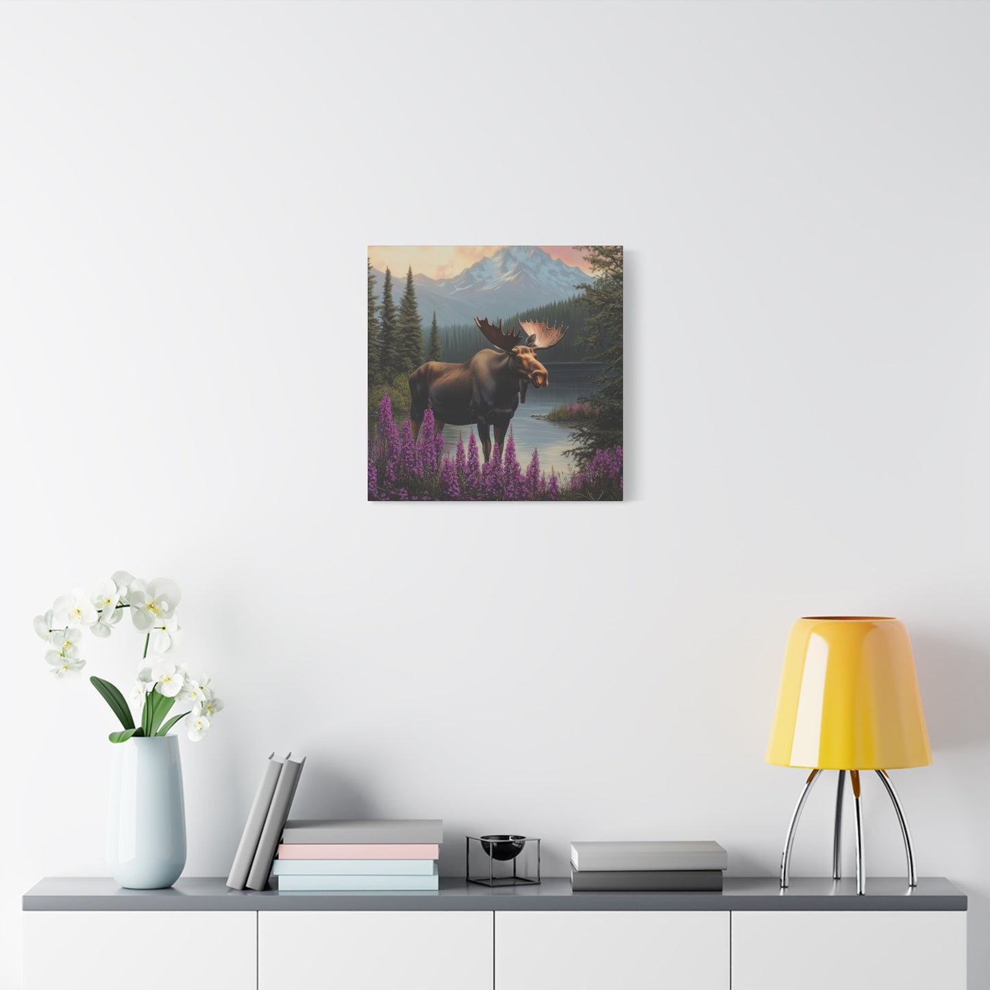 Moose Lake — Wilderness Canvas Wall Art
