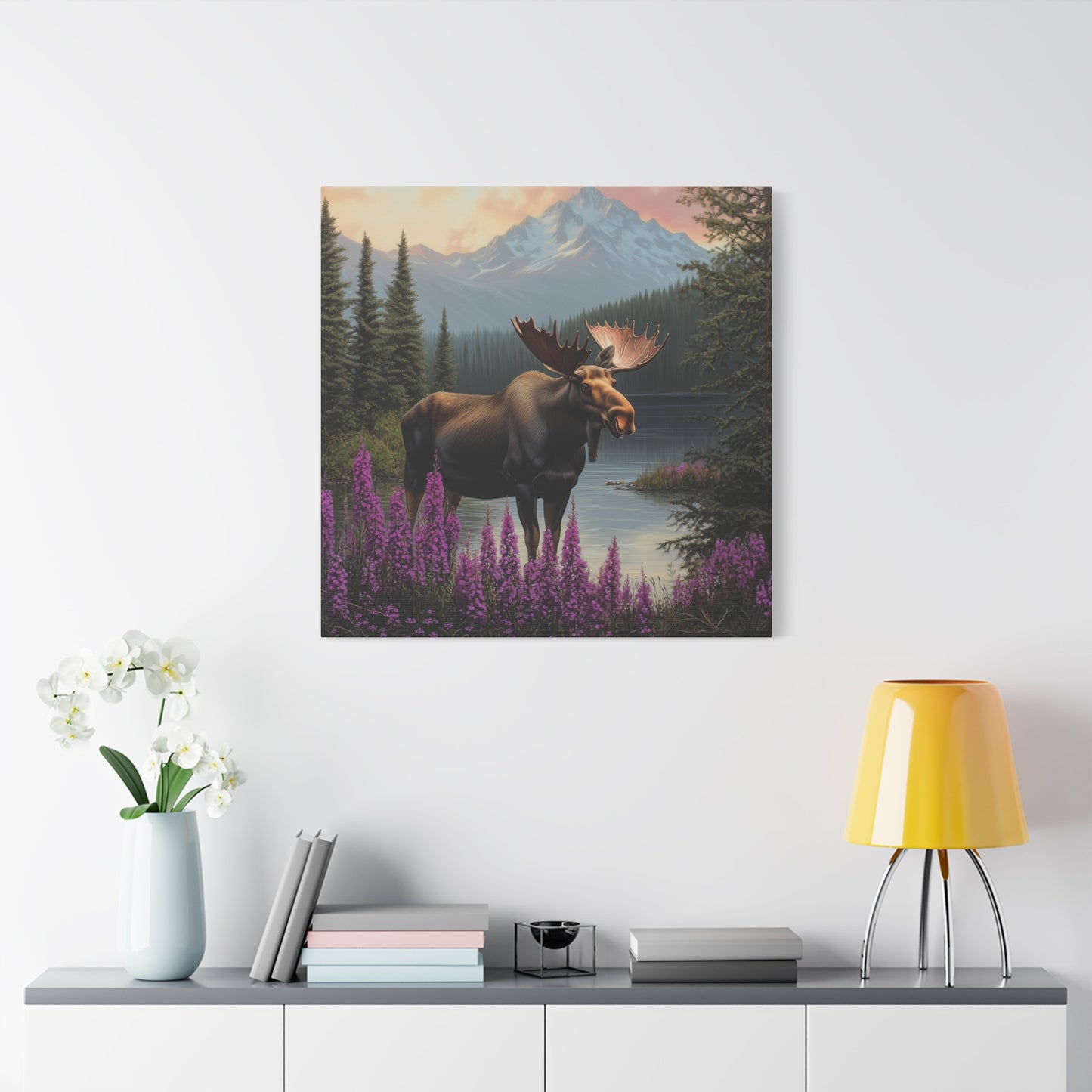 Moose Lake — Wilderness Canvas Wall Art