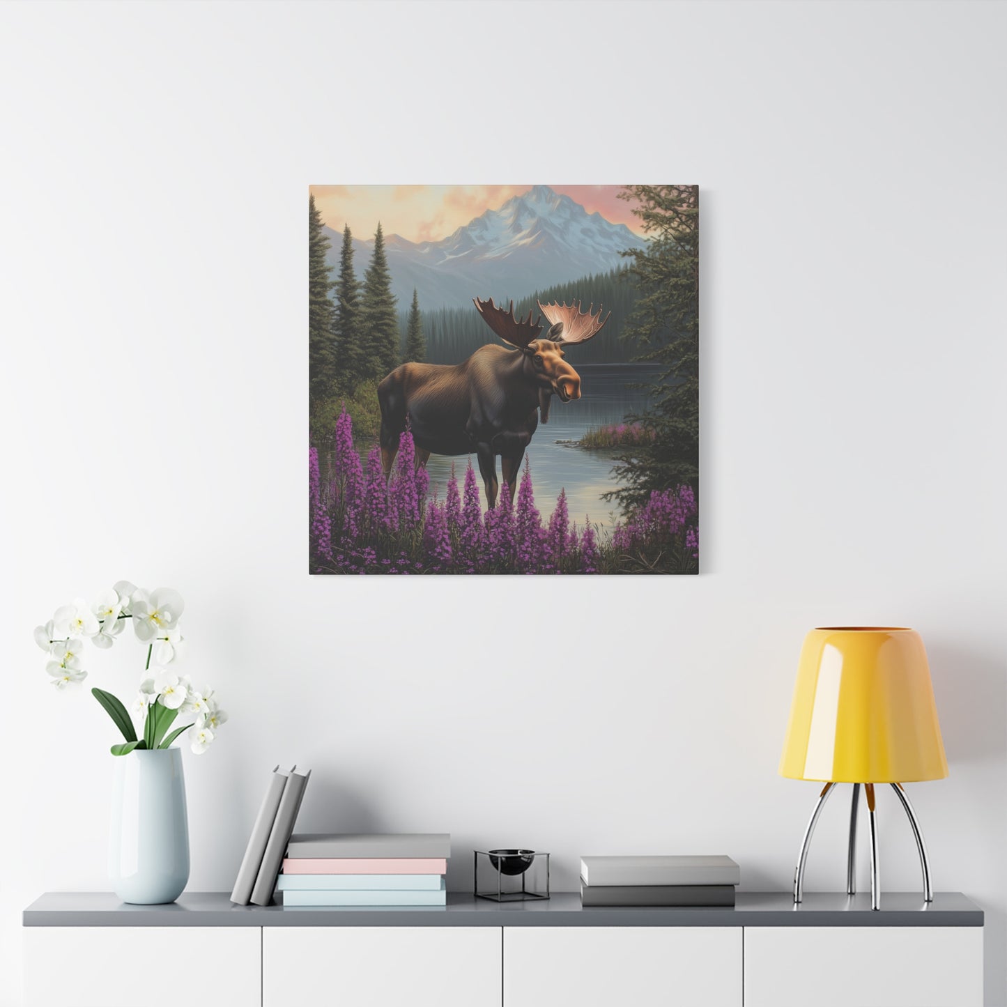 Moose Lake — Wilderness Canvas Wall Art