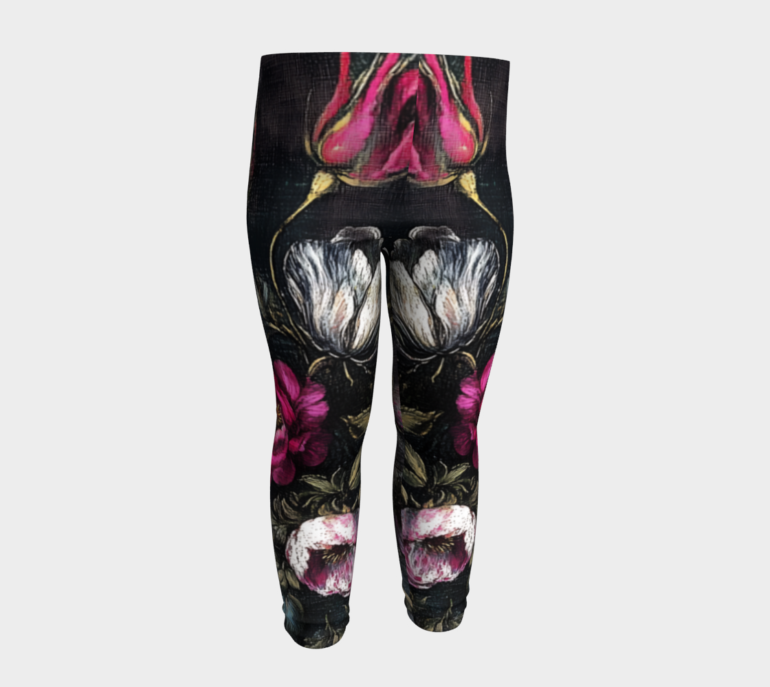 Wild Rose Garden Baby Leggings | Floral Farmhouse Kids