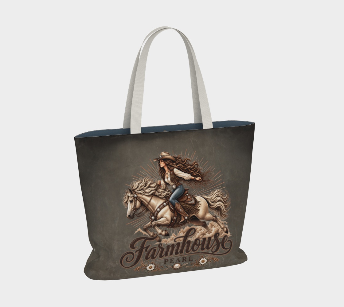 Wild Pearl Large Tote Bag