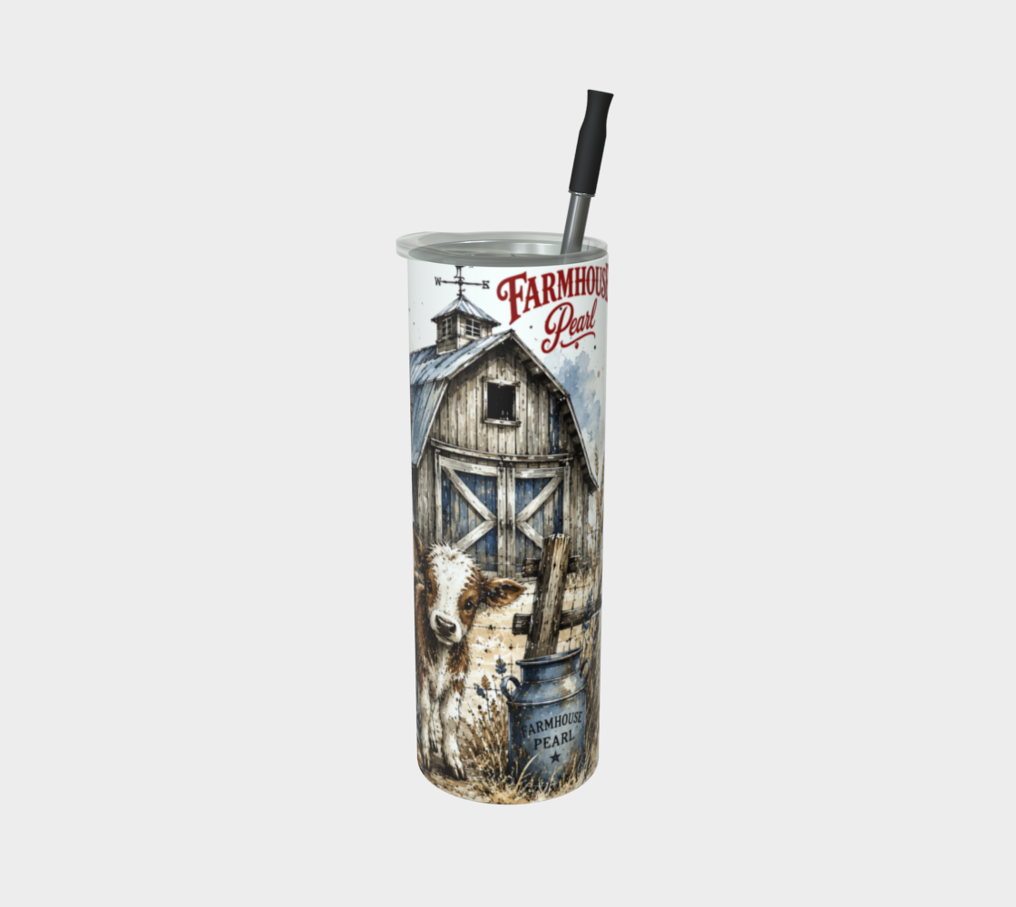 Farm Boy Life Stainless Steel Tumbler | Farmhouse Kids Drinkware