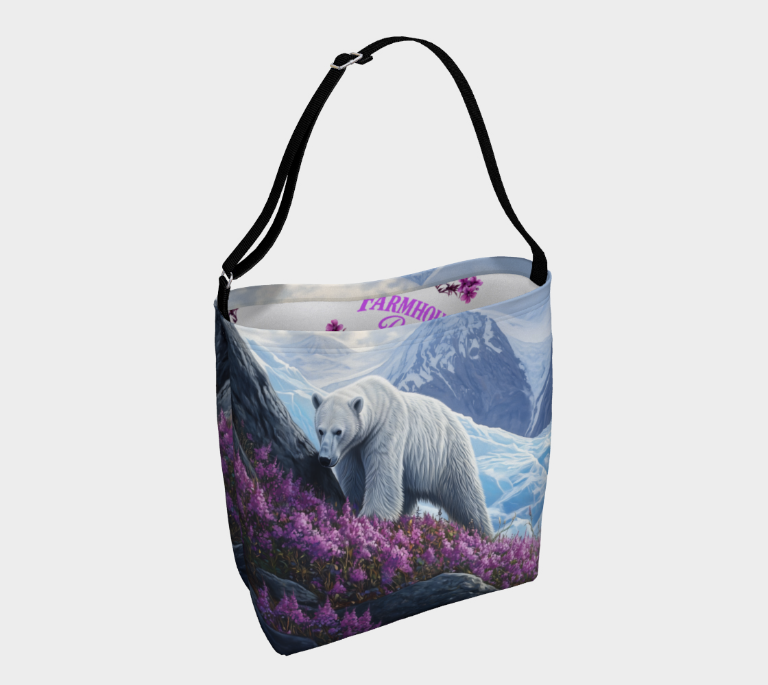 Polar Bear Day Tote | Alaska Wildlife Carry-All