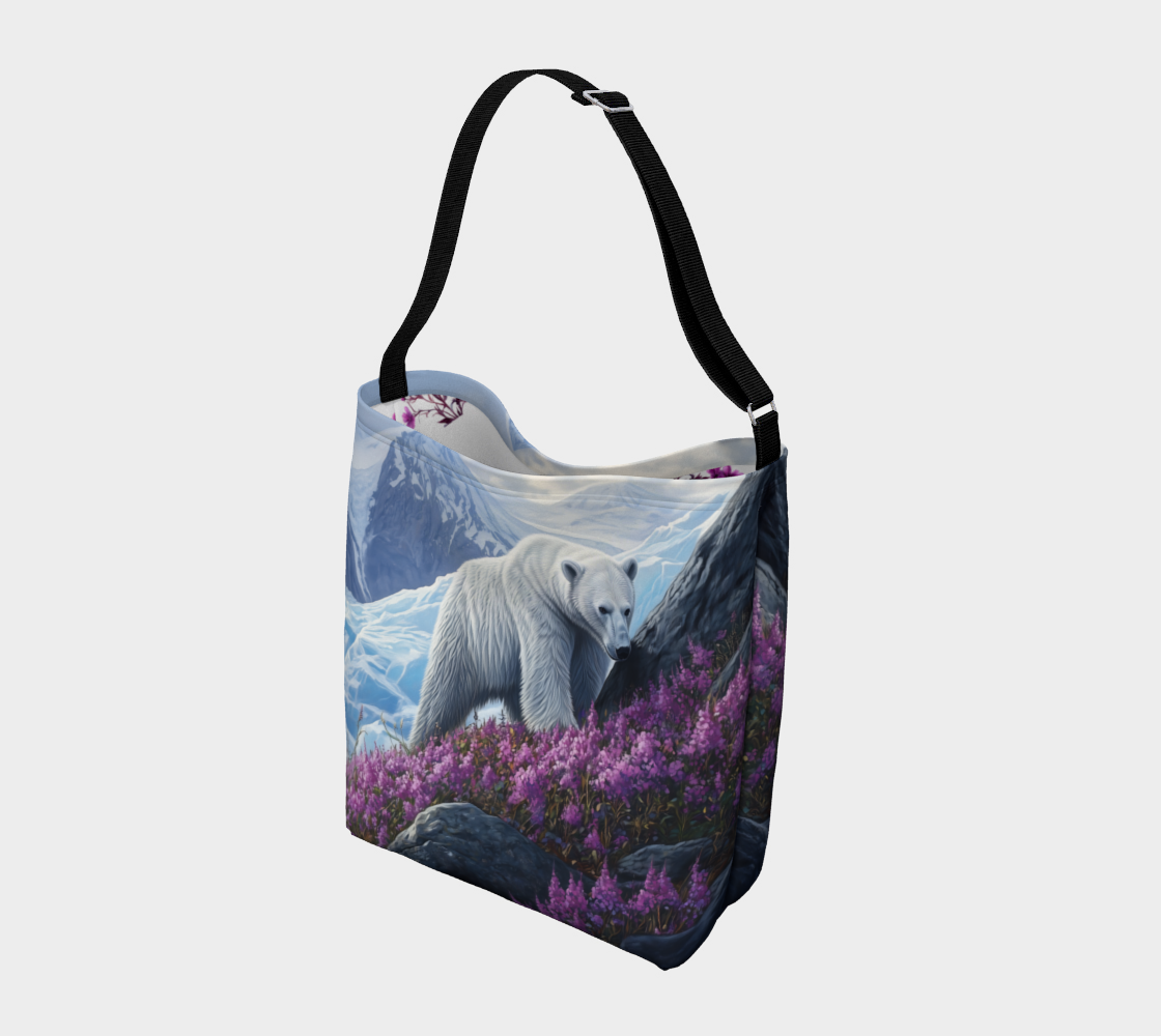 Polar Bear Day Tote | Alaska Wildlife Carry-All