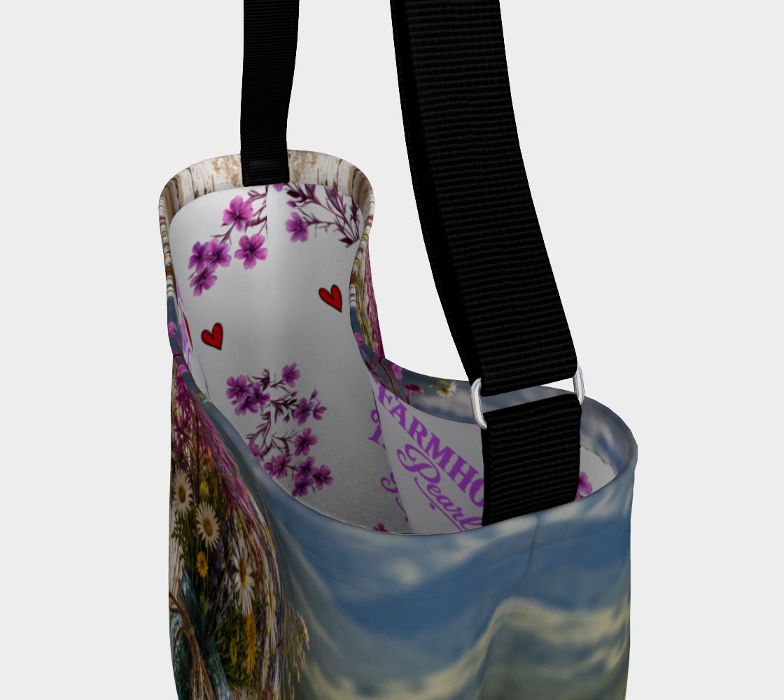 Wildflowers in Mason Jars Day Tote