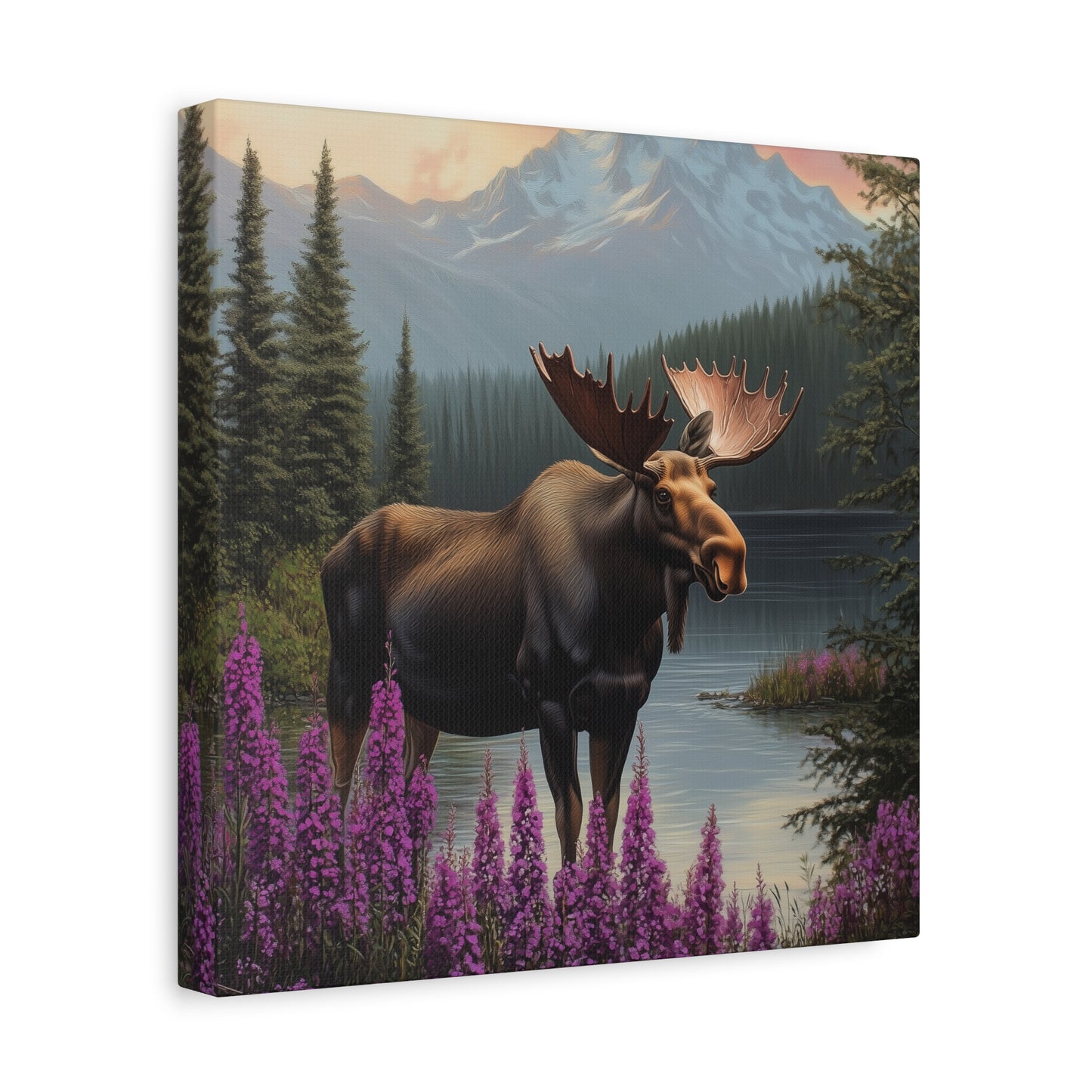 Moose Lake — Wilderness Canvas Wall Art