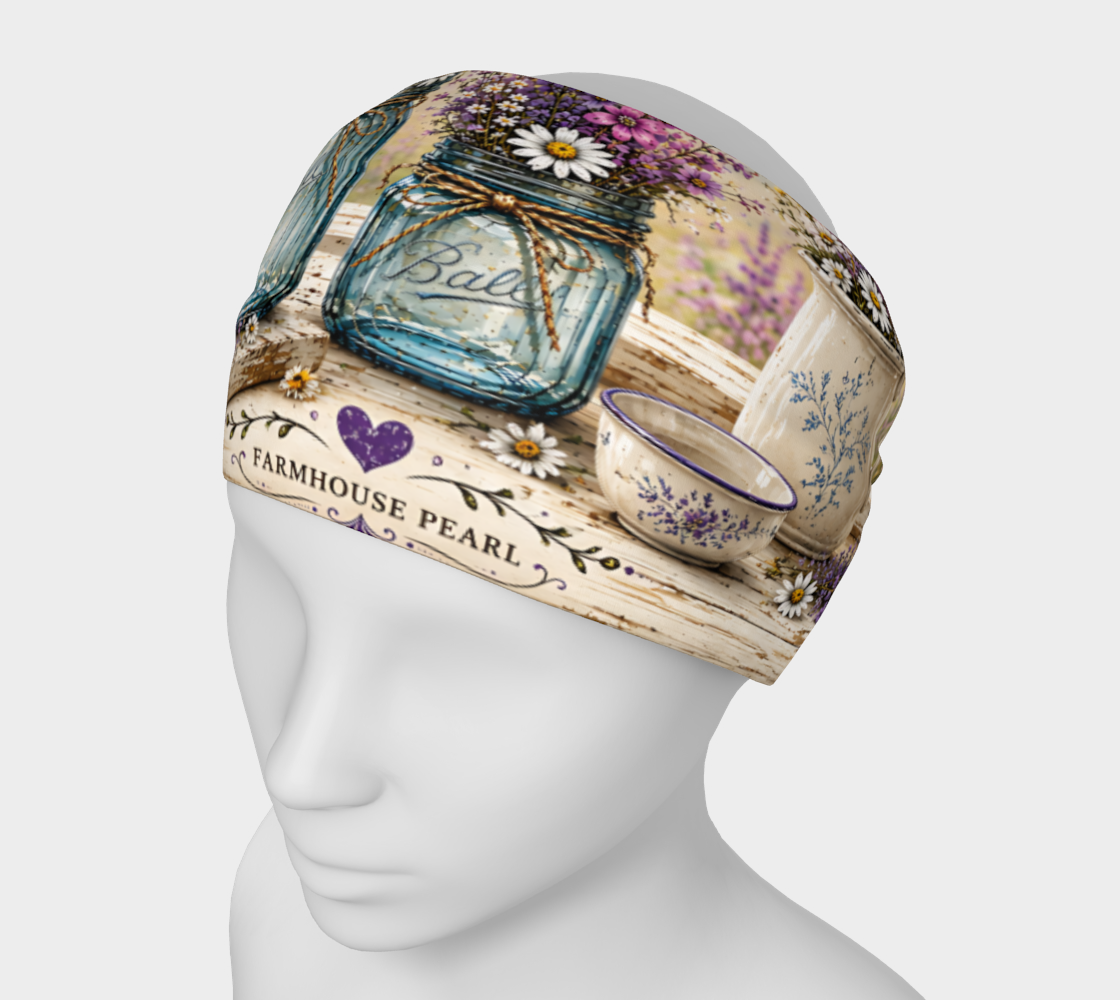 Wildflowers in Mason Jars - FP Headband