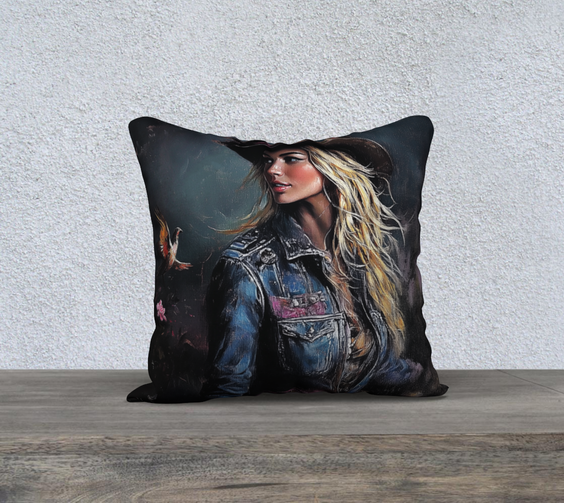 Cowgirl Carnival 2 Pillow Case | Western Home Accent