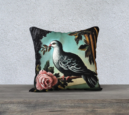 Dove Leaf Pillow Case | Faith-Inspired Home Accent