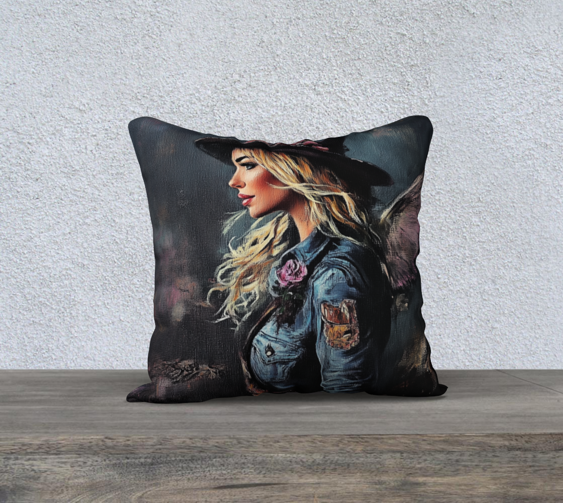 Cowgirl Carnival Pillow Case | Western Home Accent