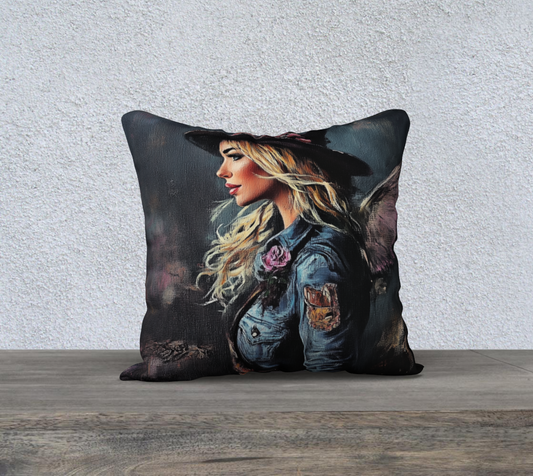 Cowgirl Carnival Pillow Case | Western Home Accent