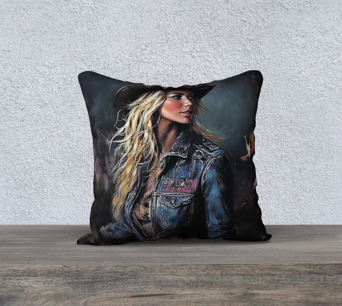 Cowgirl Carnival 2 Pillow Case | Western Home Accent