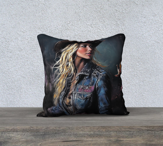 Cowgirl Carnival 2 Pillow Case | Western Home Accent