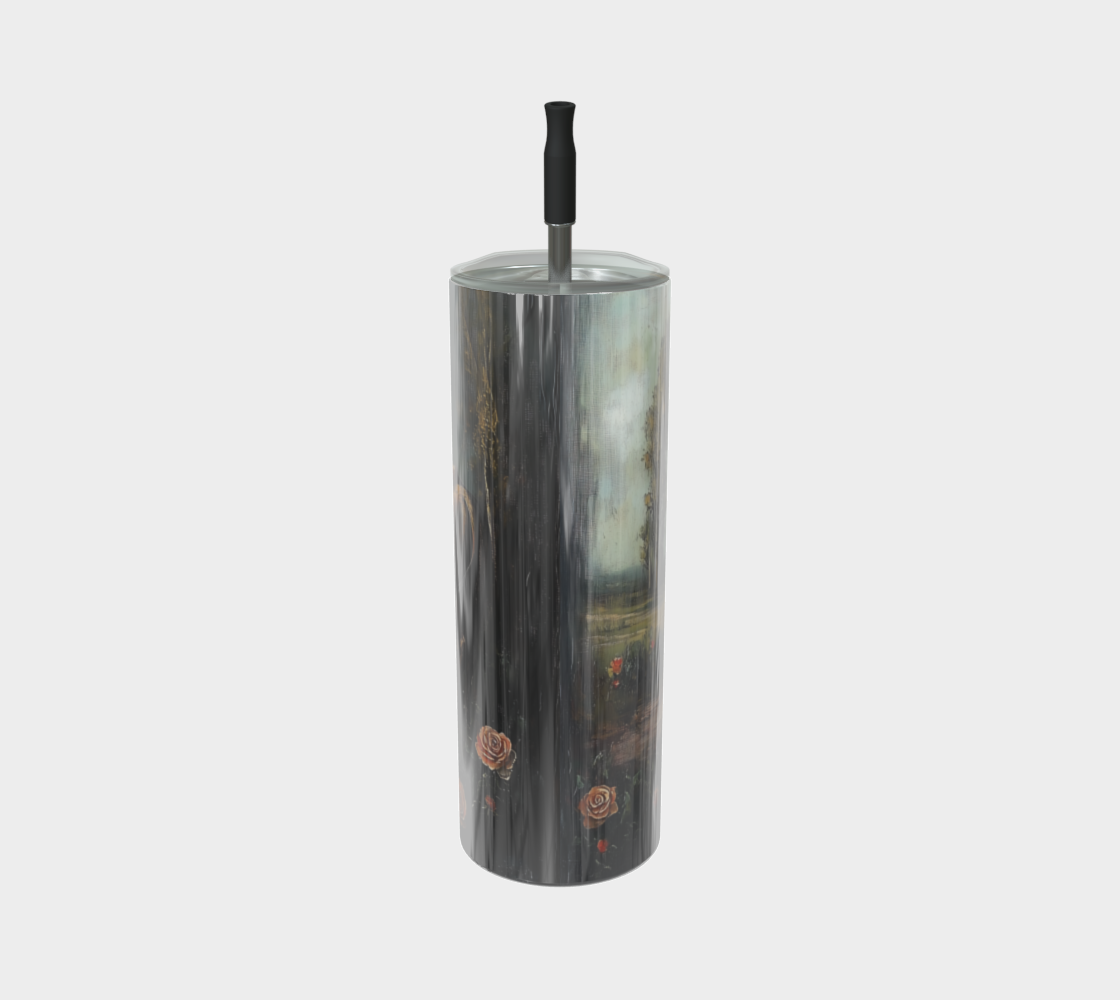 Buffalo & Roses Stainless Steel Tumbler | Western Farmhouse Drinkware