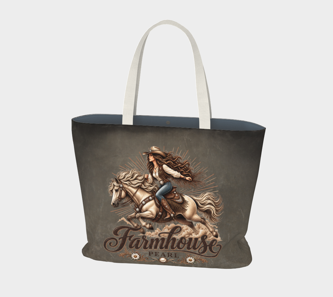 Wild Pearl Large Tote Bag
