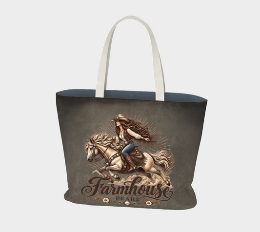 Wild Pearl Large Tote Bag