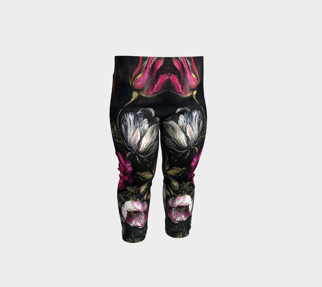 Wild Rose Garden Baby Leggings | Floral Farmhouse Kids