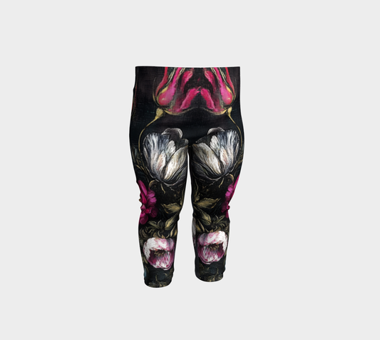 Wild Rose Garden Baby Leggings | Floral Farmhouse Kids