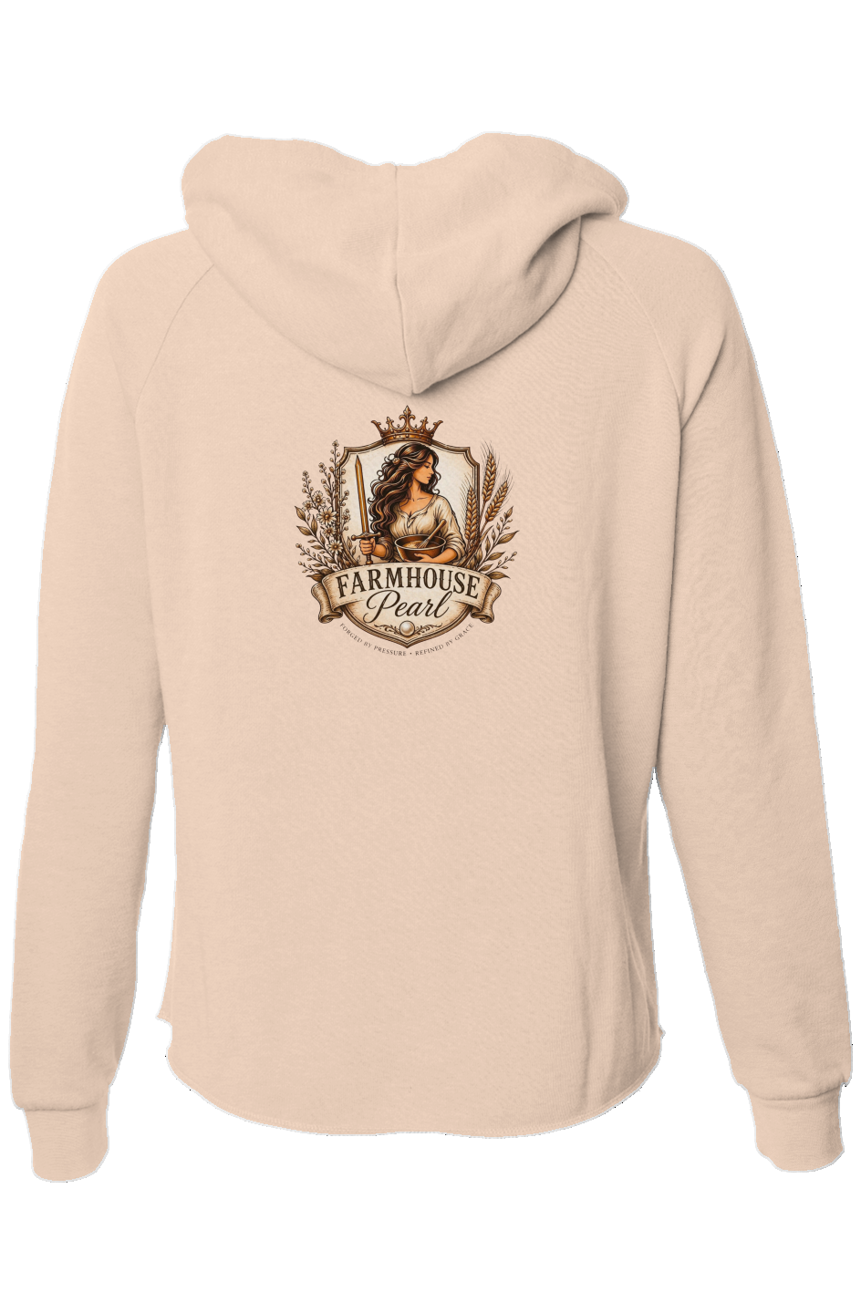 Womens Lightweight Wash Zip Hoodie