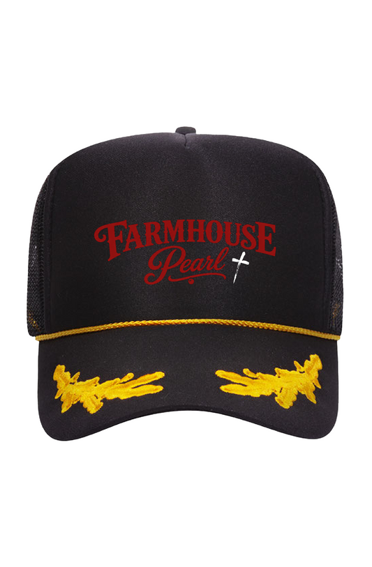 Gold Leaf Crown Trucker Hat