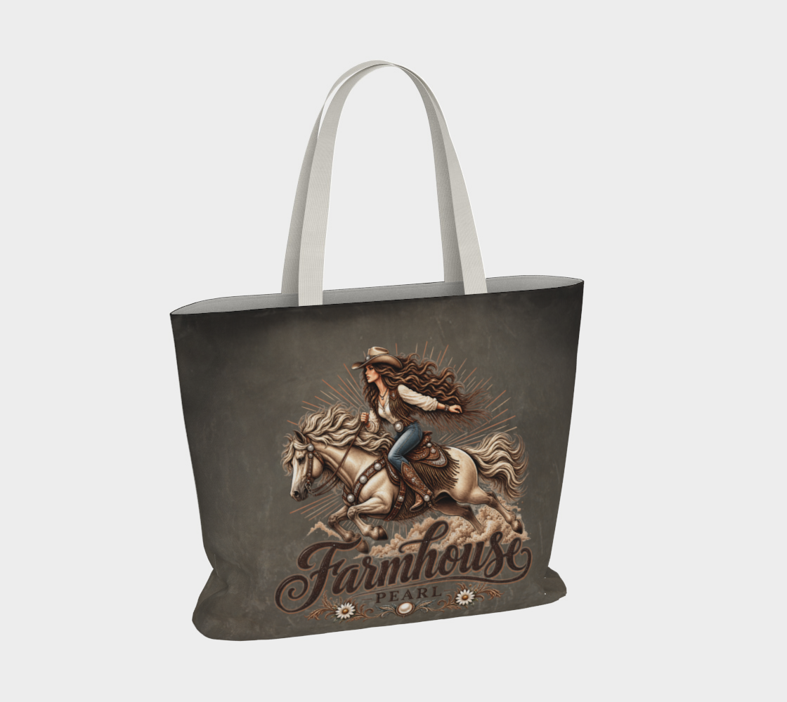 Wild Pearl Large Tote Bag