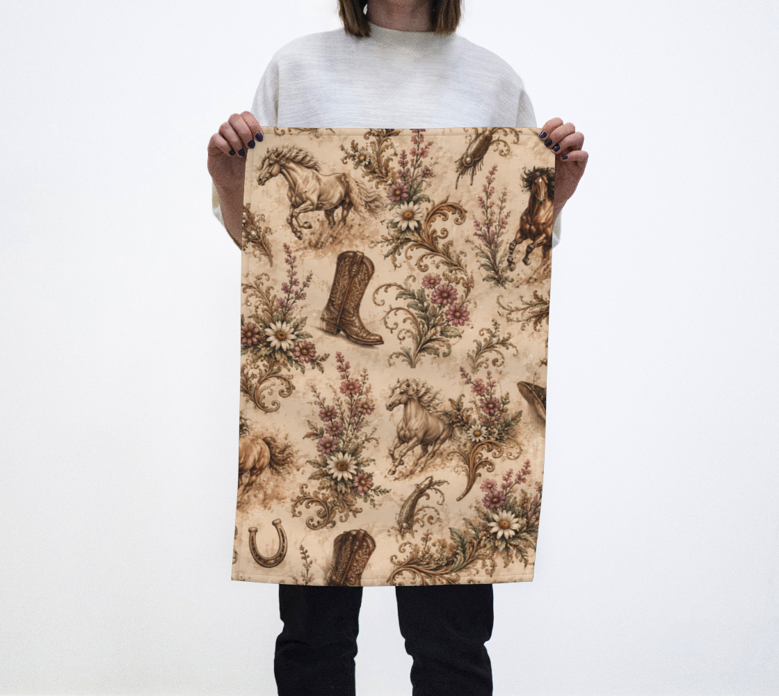 Wild Pearl Tea Towel