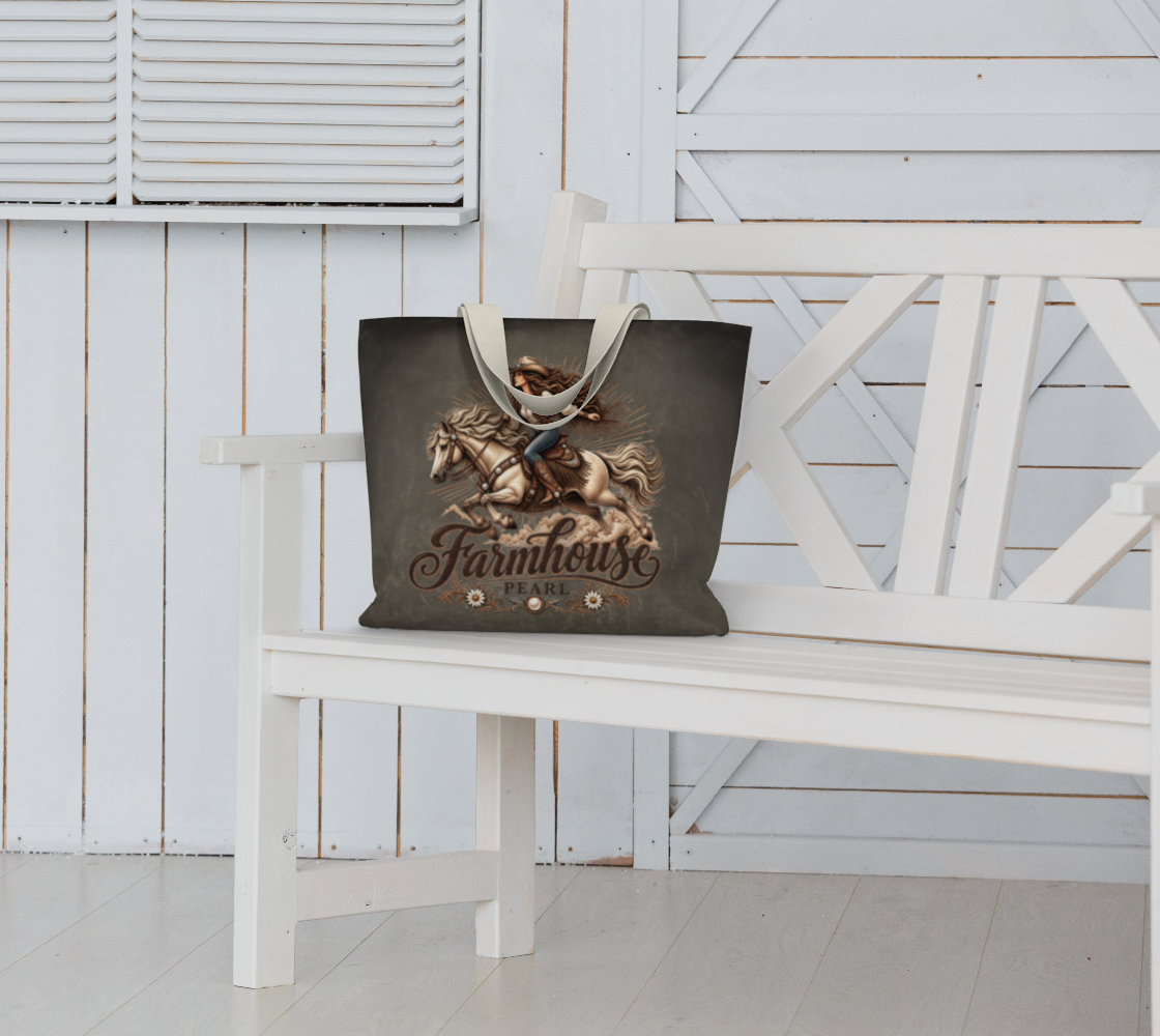 Wild Pearl Large Tote Bag