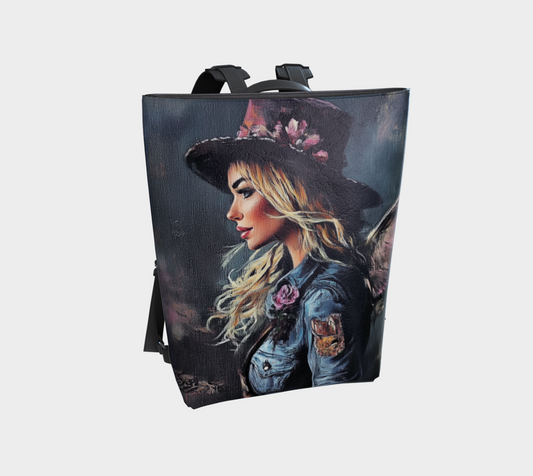 Cowgirl Carnival Vegan Leather Backpack | Western Boho Bag
