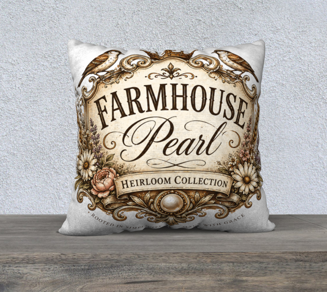 The Heirloom Collection - White Cotton Linen Canvas/Velveteen Pillowcase