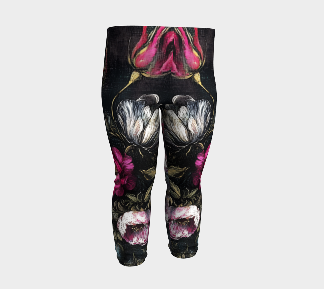 Wild Rose Garden Baby Leggings | Floral Farmhouse Kids