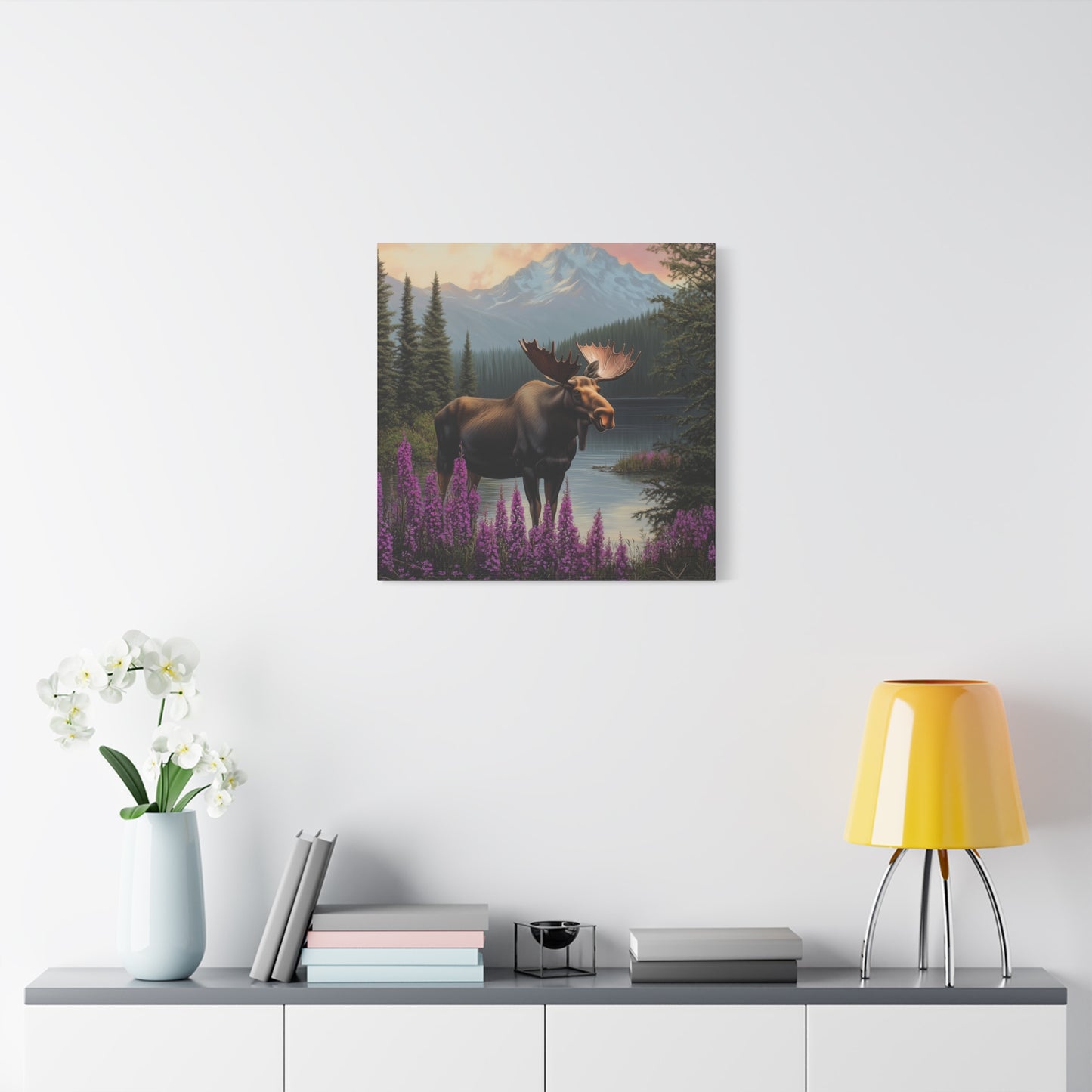 Moose Lake — Wilderness Canvas Wall Art