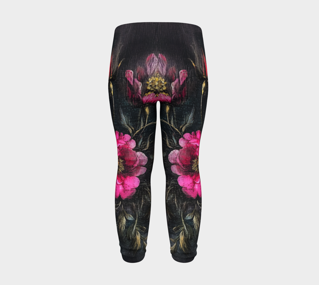 Wild Rose Garden Baby Leggings | Floral Farmhouse Kids