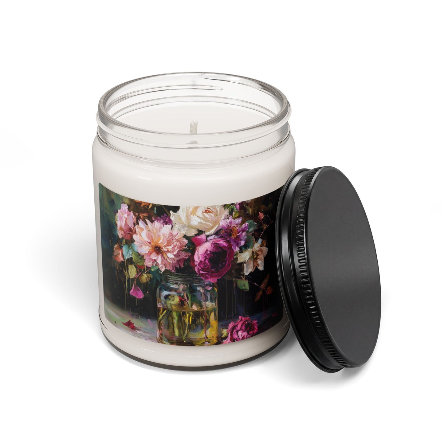 Farmhouse Floral Scented Soy Candle