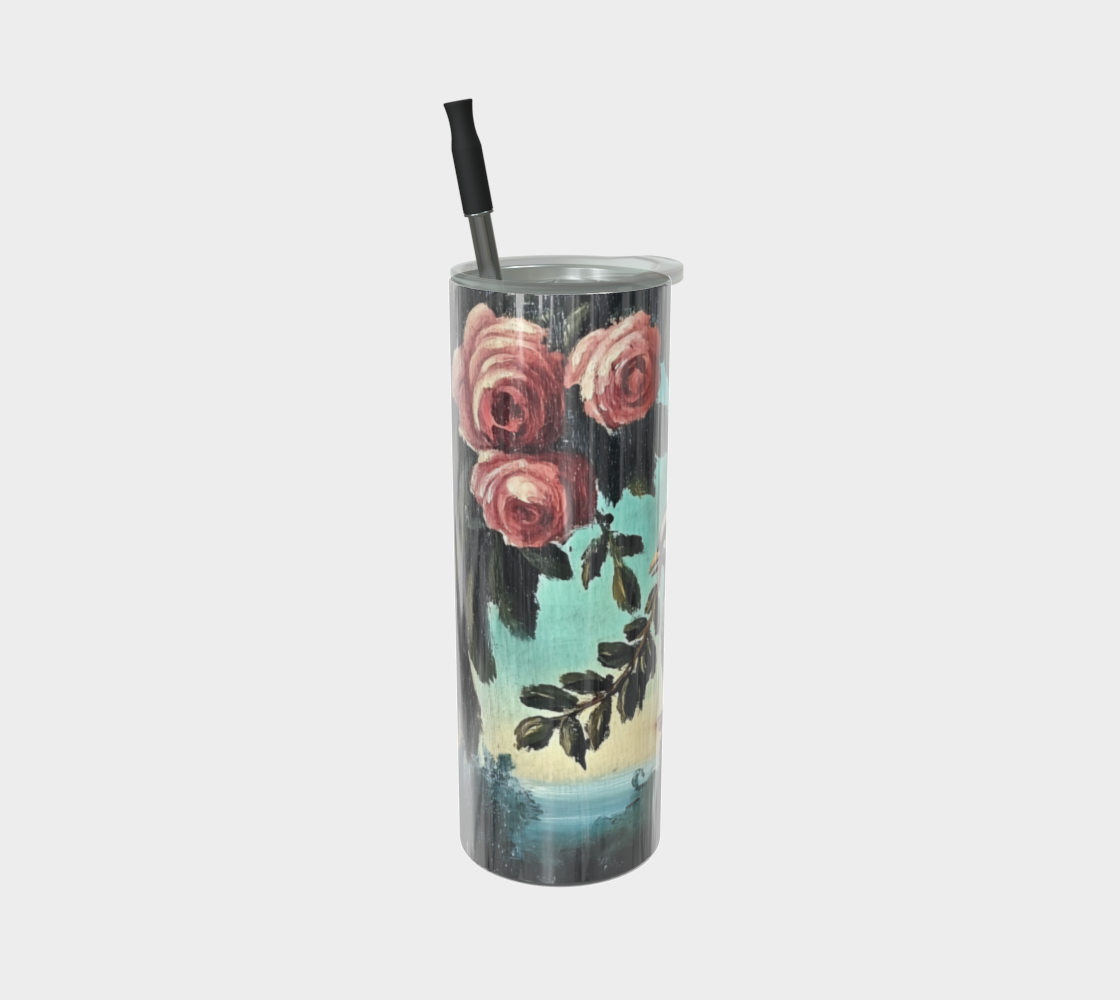 Dove & Olive Branch Stainless Steel Tumbler | Faith-Inspired Farmhouse Drinkware