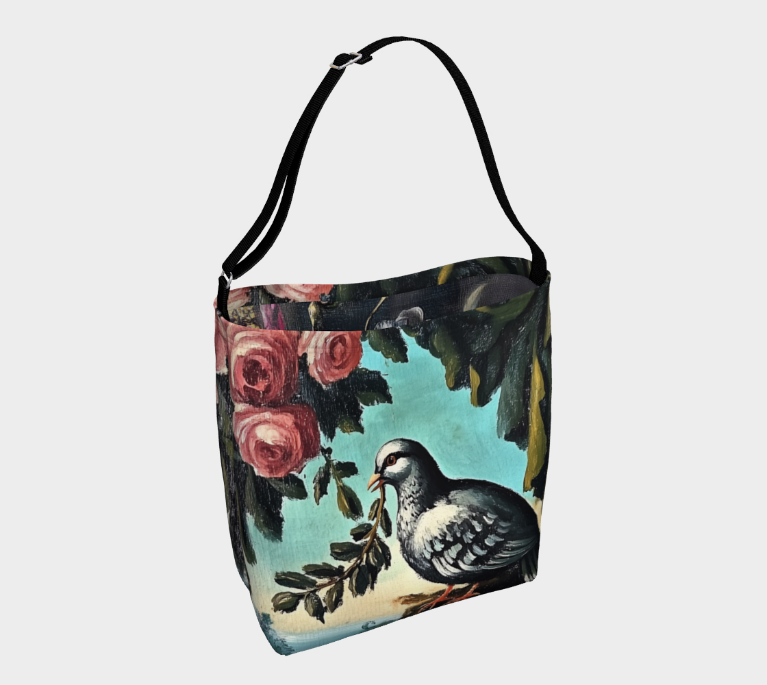 Wild Dove & Rose Tote Bag | Faith-Inspired Farmhouse Carry-All
