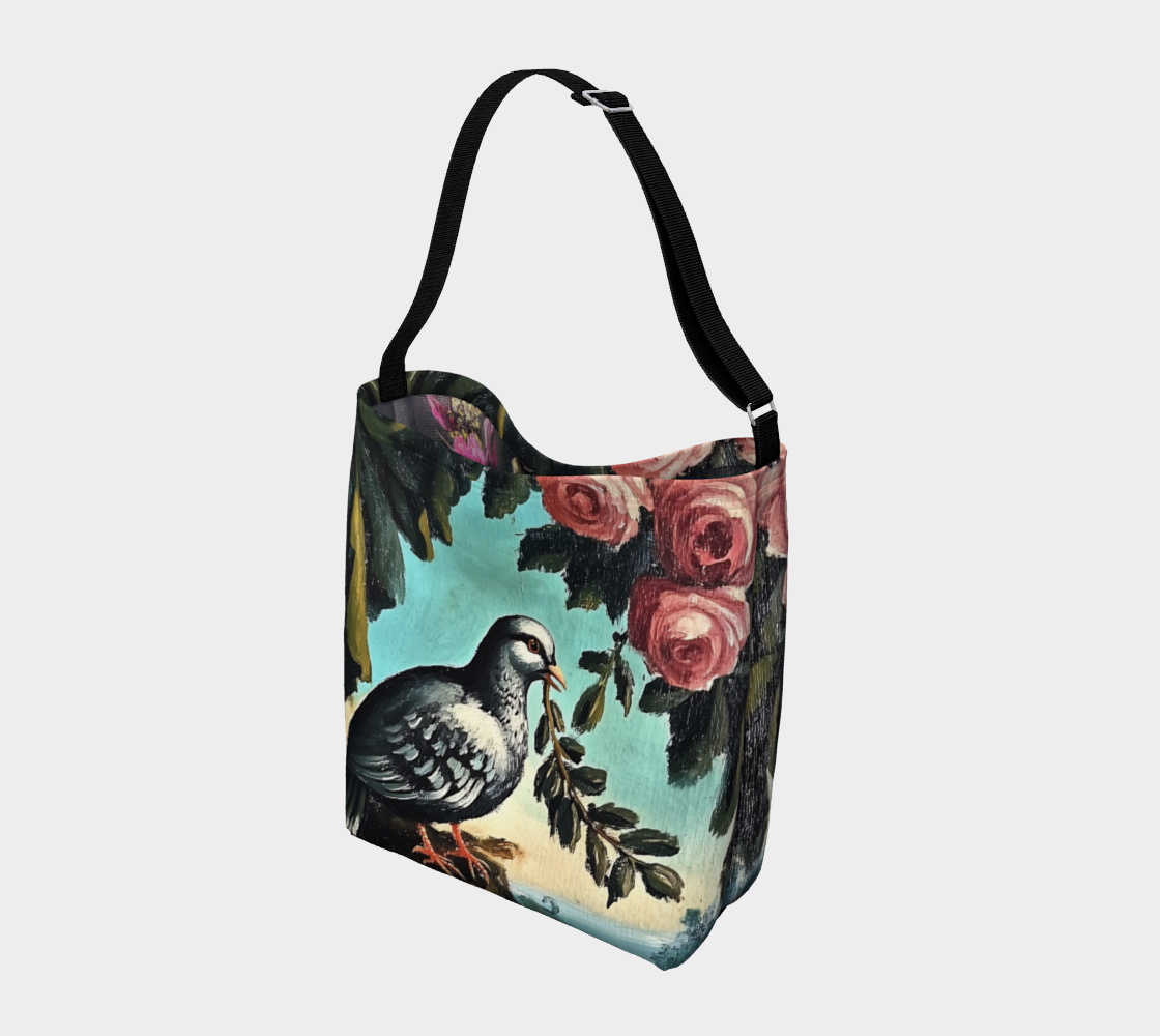Wild Dove & Rose Tote Bag | Faith-Inspired Farmhouse Carry-All