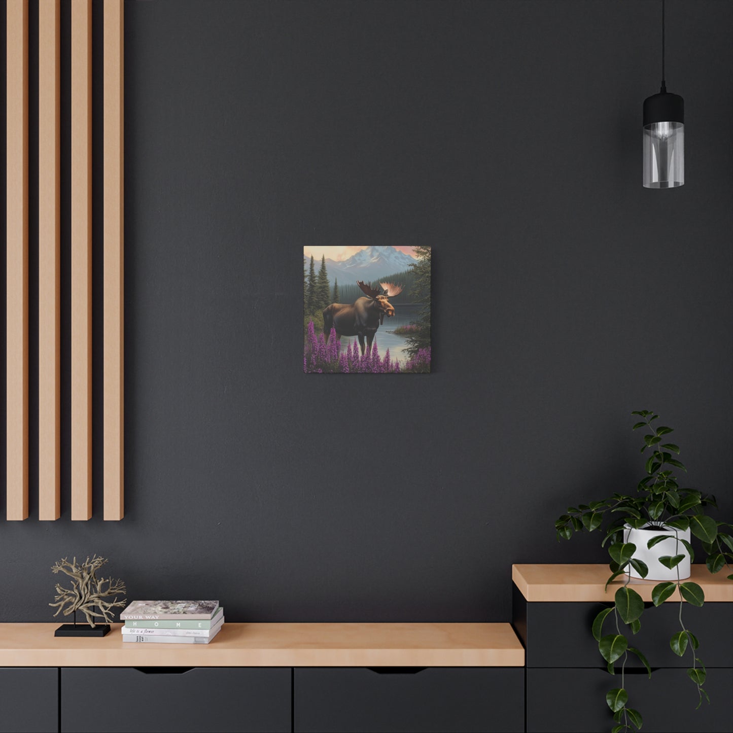 Moose Lake — Wilderness Canvas Wall Art