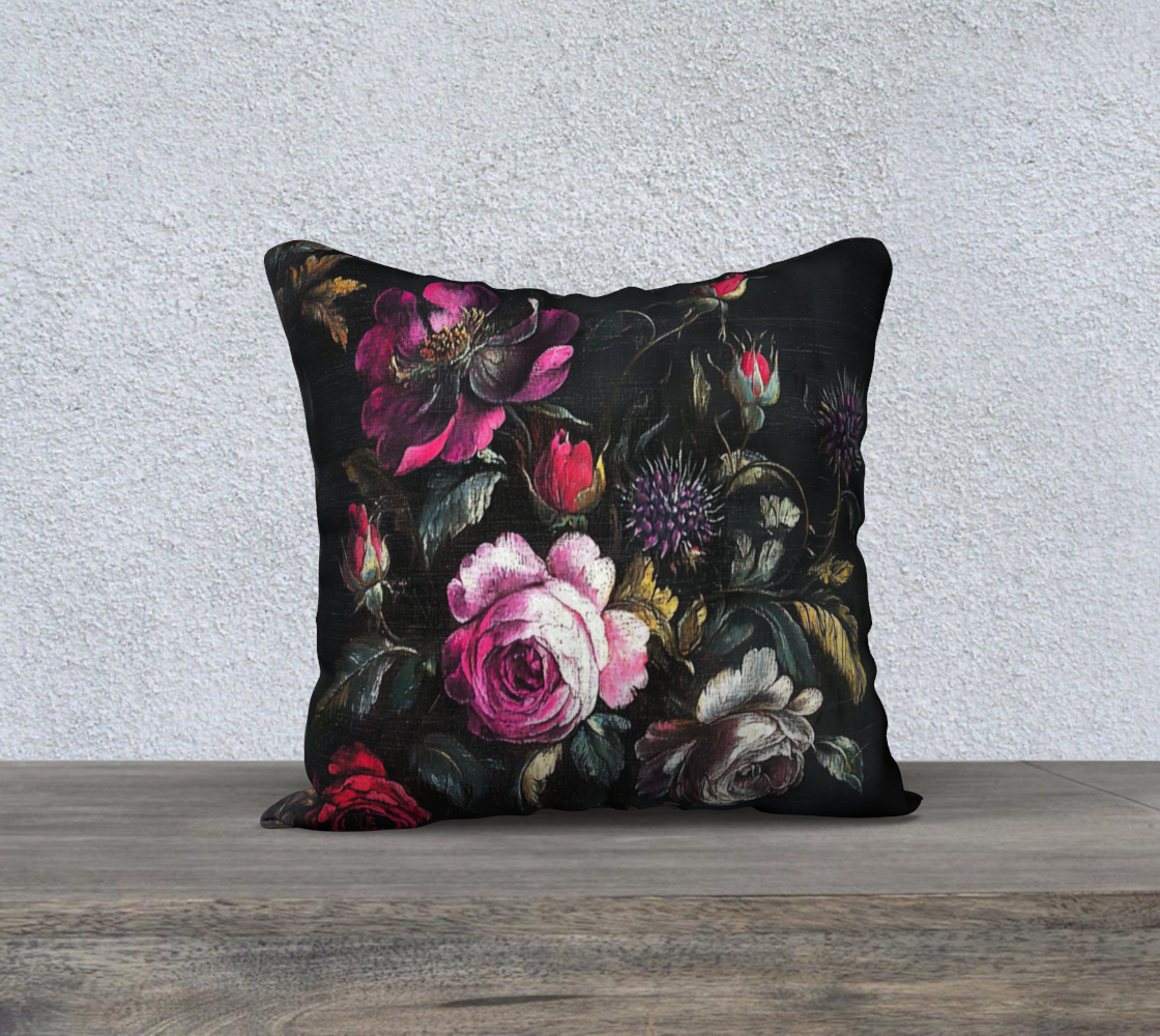 Rose 3 Pillow Case | Floral Home Accent